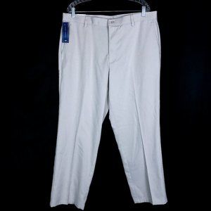 Dockers Men Pant Khaki Flat Front Classic Fit Size 38x30 - NWT